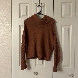 Pink Rose brand sweater with exaggerated neck